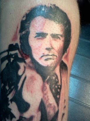 Clint Eastwood Celeb Tatoo